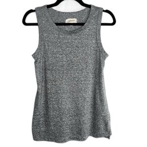 Current/Elliott Heather Gray Tank Top Side Slits Classic Cozy Workout